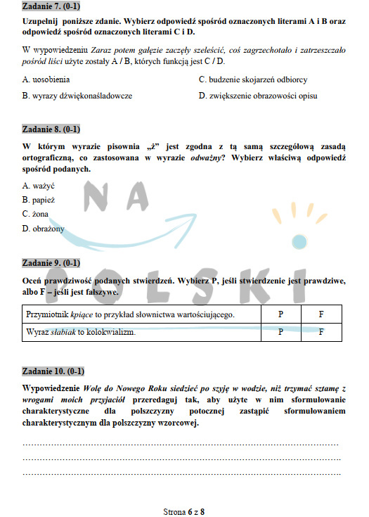 "Chłopcy z Placu Broni" - próbny egzamin ósmoklasisty | Na Polski